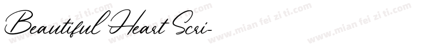Beautiful Heart Scri字体转换